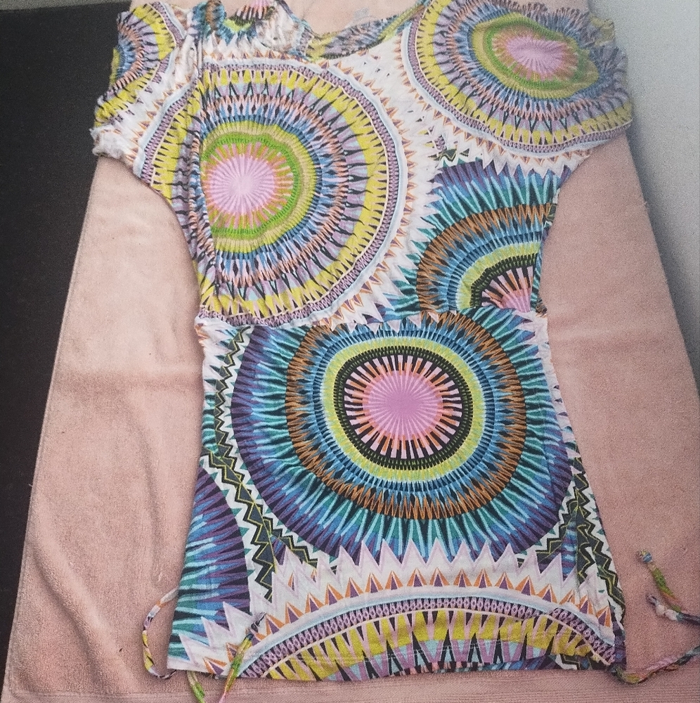 Colorful Geometric Women's Dress